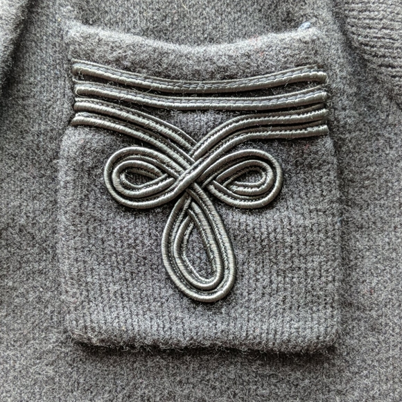 Vintage Embellished Wool Cropped Jacket - Picture 3 of 12